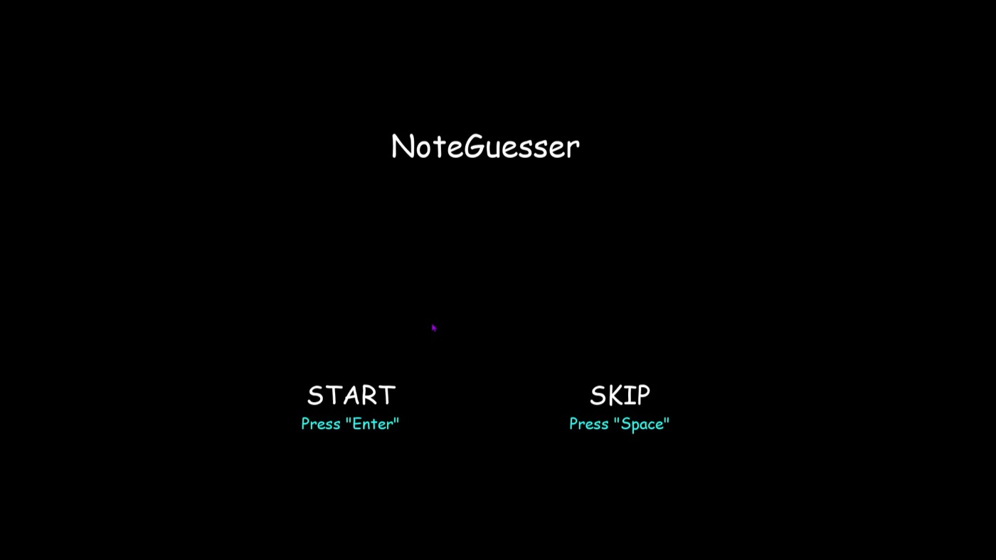 NoteGuesser, Gehörbildungsspiel (2022.1)