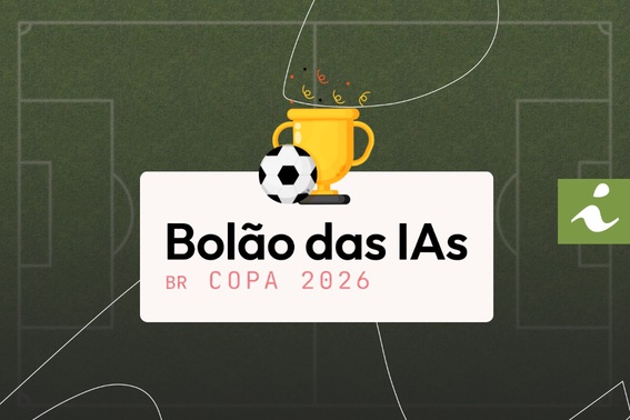 Arte de abertura da notícia do CIn sobre o experimento com 124 modelos de IA